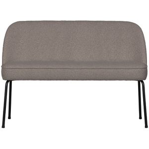 BePureHome Vogue eetkamerbank - Stijlvolle en comfortabele eettafelbank met zachte bouclé bekleding - H 82,5 x B 120 x D 59 cm