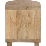 WOOOD Bijzettafel Darran - Mangohout - Naturel - 42x36x36