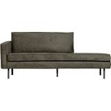 Rodeo Daybed Left Structure Velvet Frost