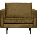 RODEO FAUTEUIL STRUCTURE VELVET BRASS