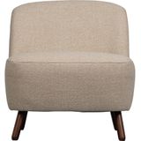 WOOOD Fauteuil Roan - Polyester - Zand - 72x71x79