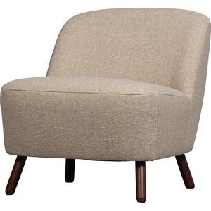 WOOOD Fauteuil Roan - Polyester - Zand - 72x71x79
