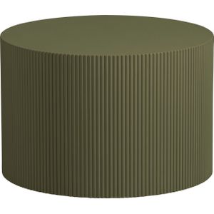 WOOOD Beistelltisch "Prague", runde Form, aus gepresstem Plattenmaterial, Höhe 40 x ø 60 cm