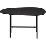 WOOOD Salontafel Vajen - Marmeren Look - Zwart - 38x70x70