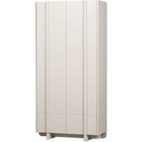 WOOOD Garderobenschrank Basu viel Stauraum 2 Türen, H 210 cm x B 101 cm
