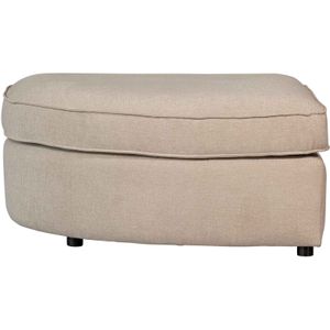 WOOOD Hocker Freek - Polyester - Warm Beige - 49x94x94