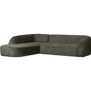 BePureHome Sloping Hoekbank Links - Velvet - Frost