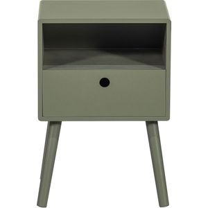 WOOOD - Ozzy Nachtkastje - Groen - Hout - Eenvoudig Design