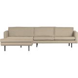 BePureHome Rodeo Chaise Longue Links - Boucl� - Beige