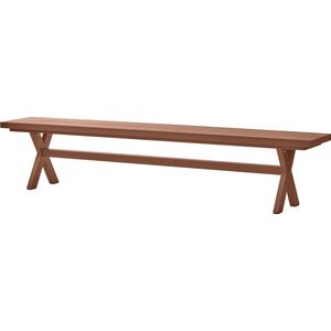 Exotan Delta Picknickbank Tuin - Aluminium - Terra - 45x220x35
