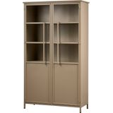 BePureHome Vitrinekast Exhibit - Ijzer - Khaki - 170x99x44