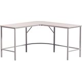 WOOOD - Hoekbureau Mike - Mistkleurig - MDF Bureaublad