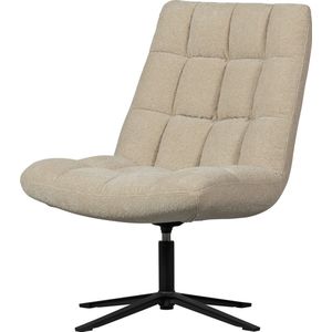 WOOOD Draaifauteuil Job Beige