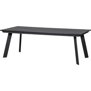 WOOOD - Veerle - Eettafel - Antraciet - Polywood en Aluminium