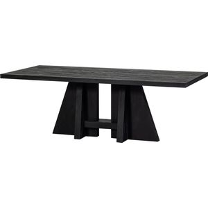 KEAN Eettafel - Mango - Zwart - 220x100cm