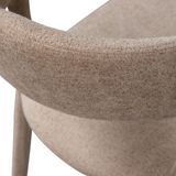 WOOOD Esszimmerstuhl »Noble«, (Set), 2 St., Strukturstoff, komplett mit Stoff bezogen, Höhe 76 cm x Breite 51 cm