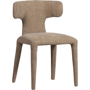 BePureHome - Permit - Eetkamerstoel - Zand/Beige - Tintle Geweven Stof