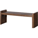 BePureHome Bankje Prop - Hout - Warm Bruin - 40x120x45