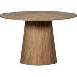 MAAN EETTAFEL ROND MDF WALNOOT Ø120CM