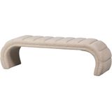 WOOOD Bank "Traffic", Sitzbank mit grob gewebten Stoff, Breite 163 cm