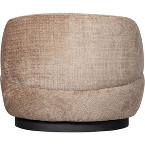 WOOOD Draaibare fauteuil Woolly ronde vorm, in elke richting draaibaar! breedte 84 cm