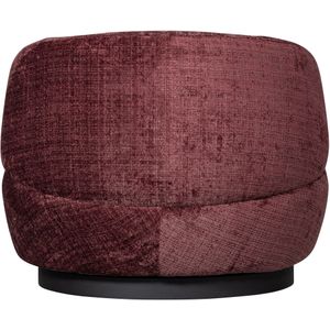 BePureHome Draaifauteuil Woolly - Polyester - Aubergine - 71x84x88