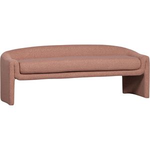 BePureHome Zone Bankje - Polyester - Rose Dustx160x55