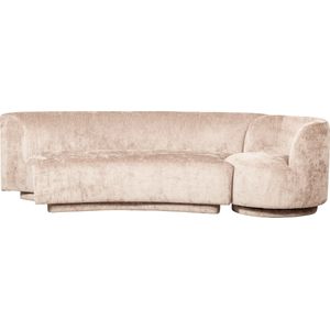 BePureHome Popular 2-zits Bankje - Polyester - Naturel - 72x215x97