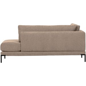 vtwonen Lounge Element Rechts Couple - Polyester - Mud - 89x100x200