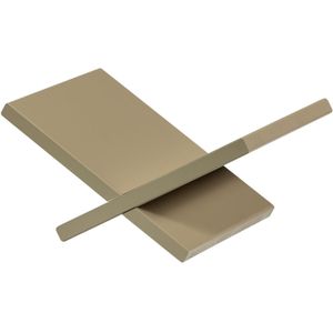 WOOOD Jet Boekenstandaard - Grenen - Mud - 19x40x26