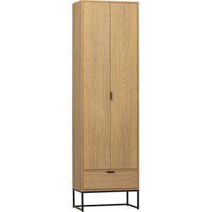 WOOOD Silas Hoge Kast - Eiken - Melamine - 210x60x36
