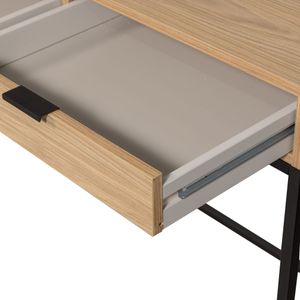 WOOOD Silas Bureau - Eiken - Melaminex140x44