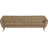 WOOOD Sofa Rocco - Polyester - Caramel Melange - 75x230x82