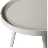 WOOOD Mesa Bijzettafel M Hout Zand 45 x Ø45