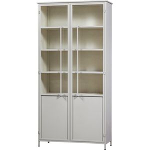 WOOOD - Exhibit XL - Vitrinekast - Zand - Metaal - Gepoedercoat