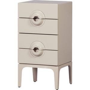WOOOD - Merge - Ladekast - Eucalyptus Hout - Metalen Poten - 4 Lades