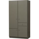 WOOOD kledingkast smal 107 cm Alfie - Grenen (fsc) - Forest