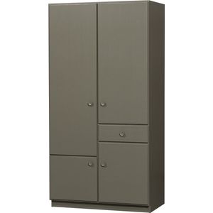 WOOOD kledingkast smal 107 cm Alfie - Grenen (fsc) - Forest