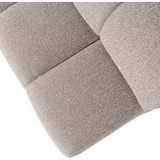WOOOD Mojo Eetbankje Met Rugleuning - Bouclé - Beige Melange - 164cm