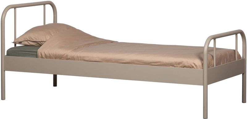 WOOOD - Mata - Kinderbed - Zandkleurig - Stalen Frame - Exclusief Matras