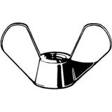 Vleugelmoer - Ronde Vleugelvorm - Gietijzer - Elektrolytisch Verzinkt - M16