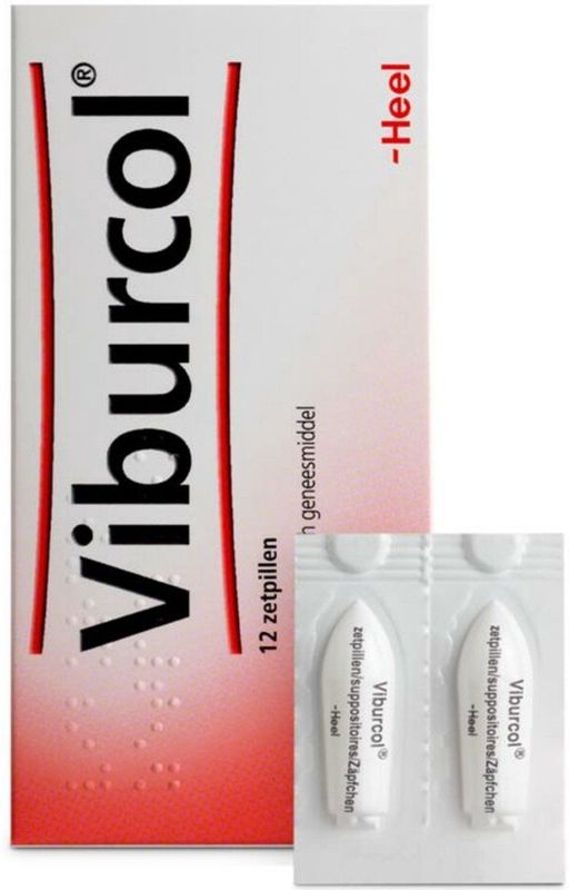 Viburcol - Zetpillen - Homeopathisch Geneesmiddel - 12 Stuks
