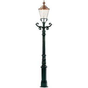 De Zaan - Lantaarn Set 3x - Groen - Zwart - Aluminium - Koperen Deksel