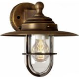 K.S. Verlichting - Labenne Buitwandlamp - Brons - Glas