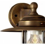 K.S. Verlichting - Labenne Buitwandlamp - Brons - Glas