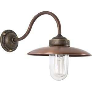 KS Verlichting - Landes - Wandbuitenlamp - Groen - Koper