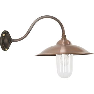 K.S. Verlichting Koperen wandlamp Wenen voor buiten