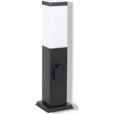 Fiss stopcontact lamp zwart - Ks verlichting