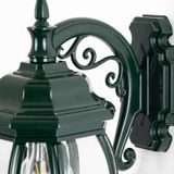 K.S. - Andrew - Wandlamp - Groen - Metaal - Transparant Glas