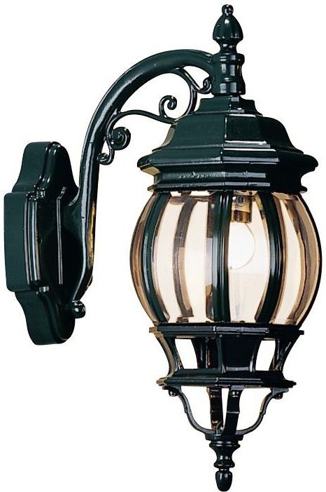 K.S. - Andrew - Wandlamp - Groen - Metaal - Transparant Glas